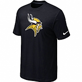 Minnesota Vikings Sideline Legend Authentic Logo T-Shirt Black,baseball caps,new era cap wholesale,wholesale hats