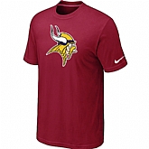 Minnesota Vikings Sideline Legend Authentic Logo T-Shirt Red,baseball caps,new era cap wholesale,wholesale hats
