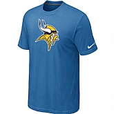 Minnesota Vikings Sideline Legend Authentic Logo T-Shirt light Blue,baseball caps,new era cap wholesale,wholesale hats