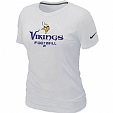 Minnesota Vikings White Women's Critical Victory T-Shirt,baseball caps,new era cap wholesale,wholesale hats