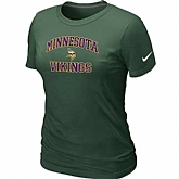 Minnesota Vikings Women's Heart & Soul D.Green T-Shirt,baseball caps,new era cap wholesale,wholesale hats