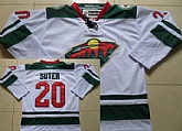 Minnesota Wilds #20 Ryan Suter White Jerseys,baseball caps,new era cap wholesale,wholesale hats