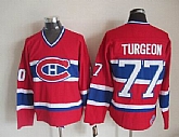 Montreal Canadiens #77 Turgeon CCM Throwback Red Jerseys,baseball caps,new era cap wholesale,wholesale hats