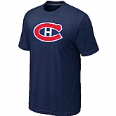 Montreal Canadiens Big & Tall Logo D.Blue T-Shirt,baseball caps,new era cap wholesale,wholesale hats