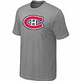 Montreal Canadiens Big & Tall Logo L.Grey T-Shirt,baseball caps,new era cap wholesale,wholesale hats