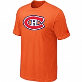 Montreal Canadiens Big & Tall Logo Orange T-Shirt,baseball caps,new era cap wholesale,wholesale hats