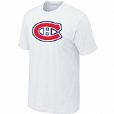 Montreal Canadiens Big & Tall Logo White T-Shirt,baseball caps,new era cap wholesale,wholesale hats