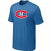 Montreal Canadiens Big & Tall Logo light Blue T-Shirt,baseball caps,new era cap wholesale,wholesale hats