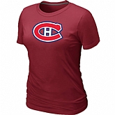 Montreal Canadiens Big & Tall Women's Logo Red T-Shirt,baseball caps,new era cap wholesale,wholesale hats