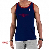 NBA Houston Rockets Big x26 Tall Primary Logo men D.Blue Tank Top,baseball caps,new era cap wholesale,wholesale hats