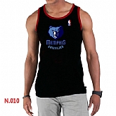NBA Memphis Grizzlies Big x26 Tall Primary Logo men Black Tank Top