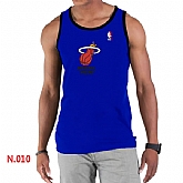 NBA Miami Heat Big x26 Tall Primary Logo men Blue Tank Top,baseball caps,new era cap wholesale,wholesale hats