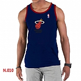 NBA Miami Heat Big x26 Tall Primary Logo men D.Blue Tank Top,baseball caps,new era cap wholesale,wholesale hats
