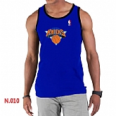 NBA New York Knicks Big x26 Tall Primary Logo men Blue Tank Top,baseball caps,new era cap wholesale,wholesale hats
