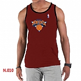 NBA New York Knicks Big x26 Tall Primary Logo men Red Tank Top,baseball caps,new era cap wholesale,wholesale hats