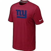 NFL York Giants Sideline Legend Authentic Logo T-Shirt Red,baseball caps,new era cap wholesale,wholesale hats