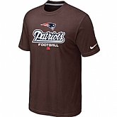 New England Patriots Critical Victory Brown T-Shirt,baseball caps,new era cap wholesale,wholesale hats