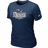 New England Patriots D.Blue Women's Critical Victory T-Shirt,baseball caps,new era cap wholesale,wholesale hats