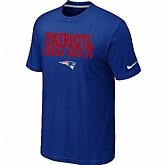 New England Patriots Just Do It Blue T-Shirt,baseball caps,new era cap wholesale,wholesale hats