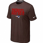 New England Patriots Just Do It Brown T-Shirt,baseball caps,new era cap wholesale,wholesale hats