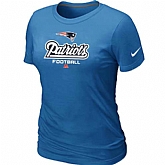 New England Patriots L.blue Women's Critical Victory T-Shirt,baseball caps,new era cap wholesale,wholesale hats