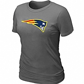 New England Patriots Neon Logo Charcoal D.Grey Women's T-shirt,baseball caps,new era cap wholesale,wholesale hats