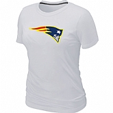 New England Patriots Neon Logo Charcoal White Women's T-shirt,baseball caps,new era cap wholesale,wholesale hats