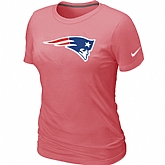 New England Patriots Pink Women's Logo T-Shirt,baseball caps,new era cap wholesale,wholesale hats