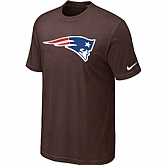 New England Patriots Sideline Legend Authentic Logo T-Shirt Brown,baseball caps,new era cap wholesale,wholesale hats