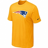 New England Patriots Sideline Legend Authentic Logo T-Shirt Yellow,baseball caps,new era cap wholesale,wholesale hats