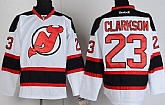 New Jersey Devils #23 David Clarkson White Jerseys,baseball caps,new era cap wholesale,wholesale hats