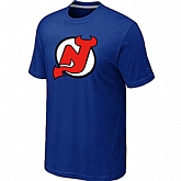 New Jerseys Devils Big & Tall Logo Blue T-Shirt,baseball caps,new era cap wholesale,wholesale hats