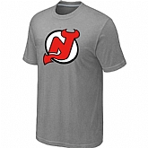 New Jerseys Devils Big & Tall Logo L.Grey T-Shirt,baseball caps,new era cap wholesale,wholesale hats