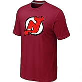 New Jerseys Devils Big & Tall Logo Red T-Shirt,baseball caps,new era cap wholesale,wholesale hats