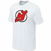 New Jerseys Devils Big & Tall Logo White T-Shirt,baseball caps,new era cap wholesale,wholesale hats