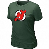 New Jerseys Devils Big & Tall Women's Logo D.Green T-Shirt,baseball caps,new era cap wholesale,wholesale hats