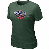 New Orleans Pelicans Big & Tall Primary Logo D.Green Women's T-Shirt,baseball caps,new era cap wholesale,wholesale hats