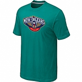 New Orleans Pelicans Big & Tall Primary Logo Green T-Shirt,baseball caps,new era cap wholesale,wholesale hats