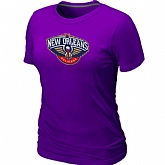 New Orleans Pelicans Big & Tall Primary Logo Purple Women's T-Shirt,baseball caps,new era cap wholesale,wholesale hats