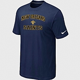 New Orleans Saints Heart & Soul D.Blue T-Shirt,baseball caps,new era cap wholesale,wholesale hats