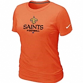 New Orleans Saints Orange Women's Critical Victory T-Shirt,baseball caps,new era cap wholesale,wholesale hats