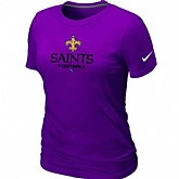 New Orleans Saints Purple Women's Critical Victory T-Shirt,baseball caps,new era cap wholesale,wholesale hats