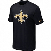 New Orleans Saints Sideline Legend Authentic Logo T-Shirt Black,baseball caps,new era cap wholesale,wholesale hats