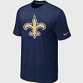New Orleans Saints Sideline Legend Authentic Logo T-Shirt D.Blue,baseball caps,new era cap wholesale,wholesale hats