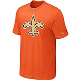 New Orleans Saints Sideline Legend Authentic Logo T-Shirt Orange,baseball caps,new era cap wholesale,wholesale hats