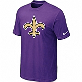 New Orleans Saints Sideline Legend Authentic Logo T-Shirt Purple,baseball caps,new era cap wholesale,wholesale hats