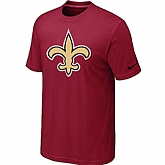 New Orleans Saints Sideline Legend Authentic Logo T-Shirt Red,baseball caps,new era cap wholesale,wholesale hats