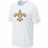 New Orleans Saints Sideline Legend Authentic Logo T-Shirt White,baseball caps,new era cap wholesale,wholesale hats
