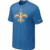 New Orleans Saints Sideline Legend Authentic Logo T-Shirt light Blue,baseball caps,new era cap wholesale,wholesale hats
