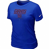 New York Giants Blue Women's Critical Victory T-Shirt,baseball caps,new era cap wholesale,wholesale hats